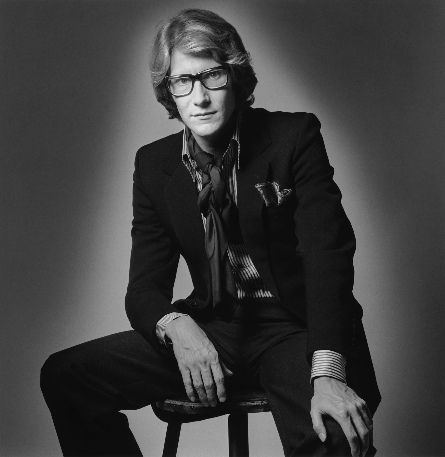 Portrait d'Yves Saint Laurent