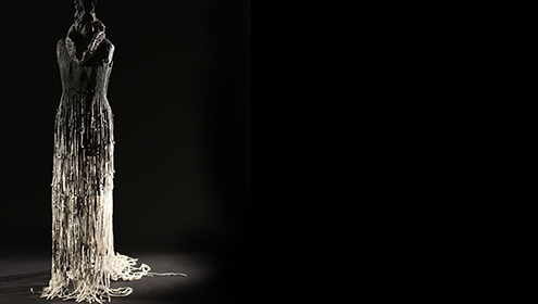The sculptural dresses  of Noureddine Amir