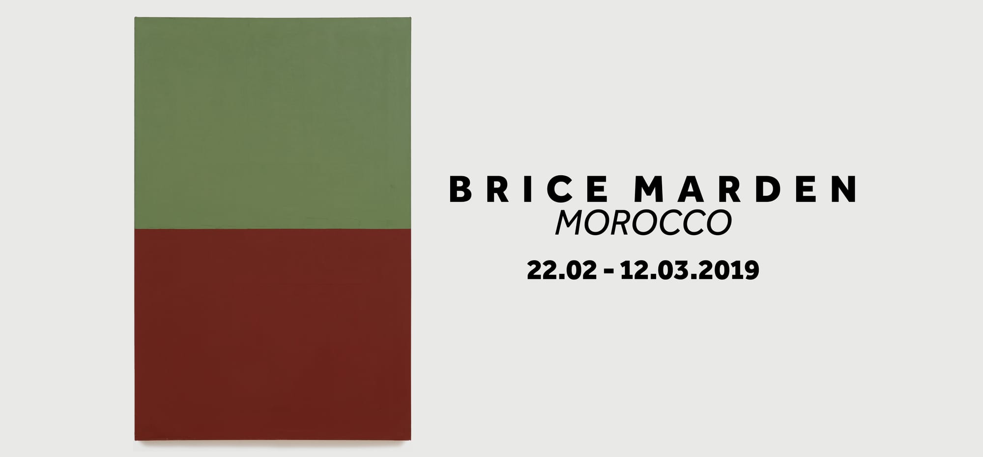 BRICE MARDEN MOROCCO