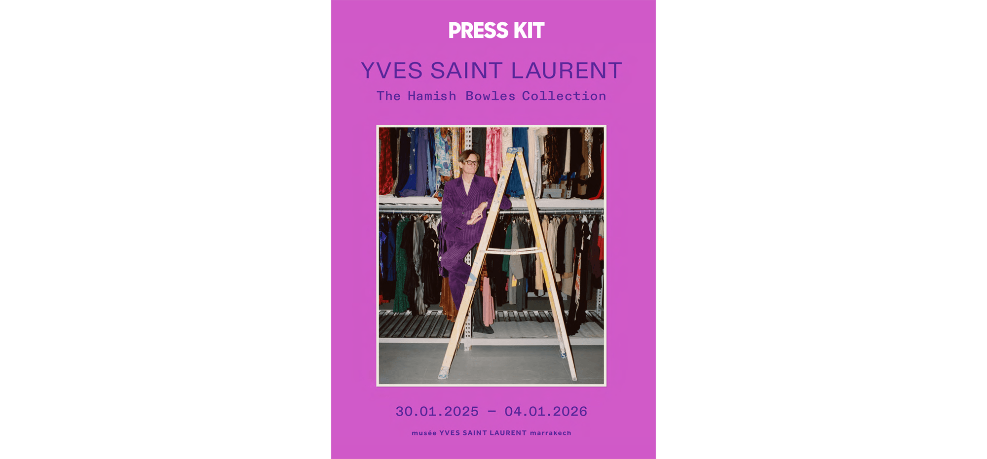 Dossier de presse - Yves Saint Laurent : The Hamish Bowles Collection - mYSLm